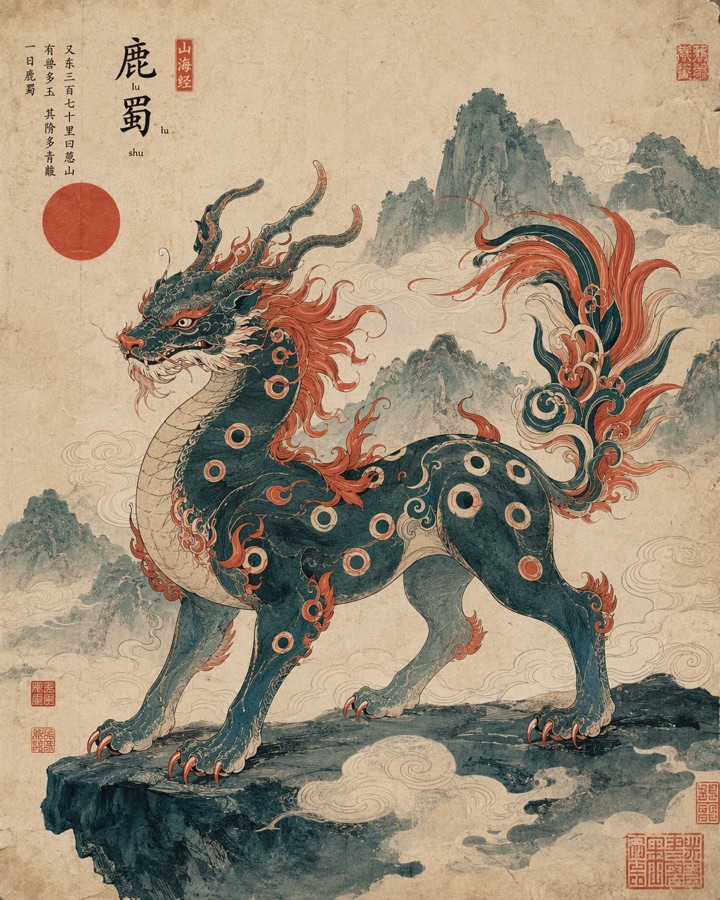 山海纹样示意图